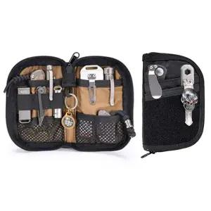 다용도 스몰 EDC 파우치 블랙 1P 캠핑 장비 포켓 가방 작업가방