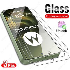 모토로라 엣지 70 5G 화면 보호기용 3개 9H 유리 모토 엣지70 2025 XT2601-2,XT2603-2 6.7인치 보호 모토로라엣지70