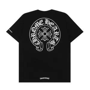 [크롬하츠] 홀스슈 로고 포켓 티셔츠 블랙