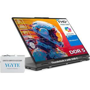 레노버 2025 요가 7i 2 in 1 노트북 터치스크린|16인치 FHD+ 360 폴더블 터치스크린 컨버터블|인텔 코어 울트라 7, 16GB DDR5 RAM 512GB SSD+512GB 휴대용 SSD|Windows 11 Pro 평생 사무실|백라이트|FP