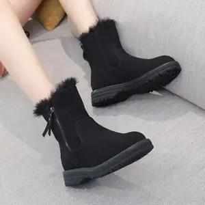 미들부츠 봄부츠 털부츠 미들힐 발목구두 여자롱부츠