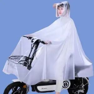 고품질 스쿠터용 장마 레인 판초 우비 배달용 오토바이 비옷 덮개 (WFKNO27)