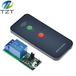 DIYTZT 12PCS 액티브 리모컨IR 1채널 적외선 수신기 드라이빙 스위치 릴레이 모듈 보드 5V