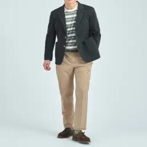 [브렌우드]데님라이크 워싱 봄 가을 면 자켓 카키