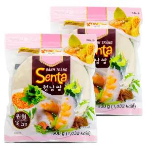 타이키 월남쌈 라이스페이퍼 원형 16cm 300g x 2개 소비기한 26.04.08