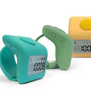 디지털 손가락 계수기 전자 카운터 체크 레드