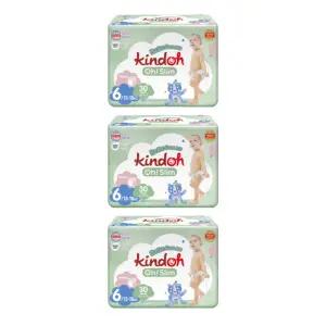 킨도 베베가드 오슬림 팬티 공용 13kg 18kg 6단계 점보 30매 3팩 90매