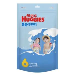 하기스 물놀이 팬티귀저기 남녀공용 6단계 3개입