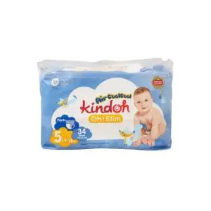 킨도 오슬림 에어쿨쿨 기저귀 팬티 5단계 9kg 14kg 34매 1팩