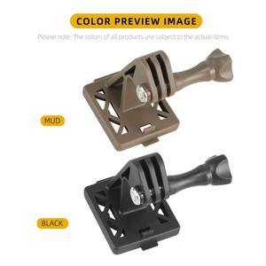 BOOIU 전술 헬멧 액션 카메라 GoPro Hero 어댑터 거치대 스탠드 용 고정 설치 마운트 Airsoft 액세서리