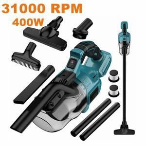 6pcs 튜브가있는 휴대용 무선 진공 Makita호환  18V 배터리 용 필터 전력 청소기 없음)