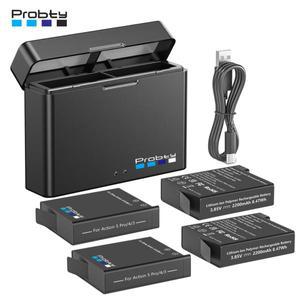 DJI 오스모 액션 6 5 프로4 카메라 배터리 2200mAh 및 충전기 43 360