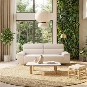 서광퍼니처 담온 온열 기능성 패브릭 황토볼 온돌 2인용 흙소파 hy