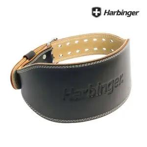 하빈져 가죽 웨이트 중량운동 6인치 허리보호대 K866