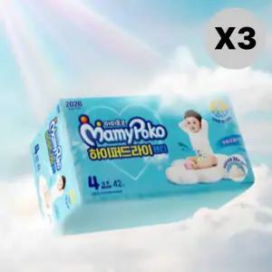 마미포코 남아용 기저귀 팬티형 하이퍼드라이 대형 4단계 126매 MNS