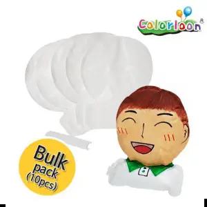 얼굴 풍선 컬러룬 만들기 10인 색칠 입체