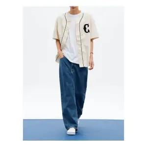 에잇세컨즈 릴렉스 와이드 핏 데님 팬츠 - 블루 265821BPNP 147619