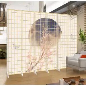 일본 병풍 매장 파티션 가벽 레트로 스시집 칸막이