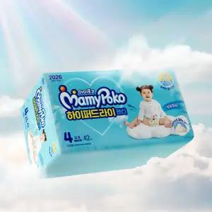 마미포코 하이퍼드라이 기저귀 대형 여아 팬티 4단계 126매 MNS