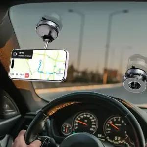 마그네틱 흡착 휴대폰 거치대 접이식 차량용 태블릿 겸용 360도 회전 180도 각도조절 강력고정