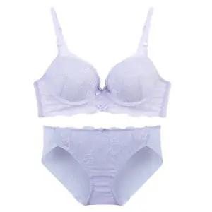 [롯데백화점]예스 라벤더 코르셋 페미닌 무드 여성브라 헴 팬티세트YSWBB501YSWPB501