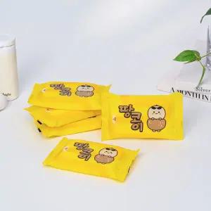 [티슈도리] 땅콩이 미니 물티슈 10매 10팩 휴대용 포켓 여행용 물티슈