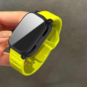 실리콘 스포츠 스트랩 + PC 보호 케이스 샤오미 레드미 워치 5 액티브 5 라이트 3 액티브 라이트 커버 스크