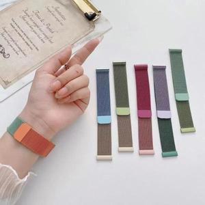 레드미 워치 5 라이트 액티브 스테인레스 마그네틱 루프 시계 밴드, 샤오미 워치 S4 메탈 스트랩, 22mm 스