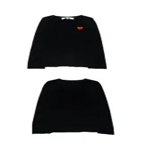 꼼데가르송 레드와펜 브이넥 니트