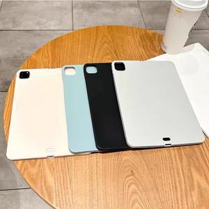 레노버 아이디어 탭 프로 12.7 2025 탭 P12 12.7 샤오신 패드 프로 12.7 2025 2023용 단색 소프트 TPU 케이스 실리콘 태블릿 커버