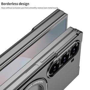 삼성 갤럭시 Z 폴드 7, 갤럭시 Z 폴드 6용 메탈 프레임리스 브라켓 마그네틱 풀 쿨링 보호 케이스