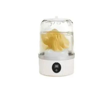 초소형 휴대용 미니 세탁기 아이보리 여행용 양말 빨래