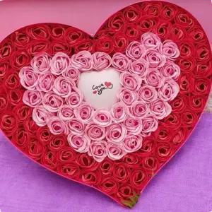 꽃다발 입학식 선물 100송이 장미꽃 꽃비누 선물 비누 축하