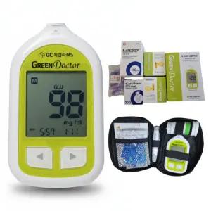 녹십자 그린닥터 혈당측정기 + 시험지100매 + 침100개 + 솜100매 당뇨 당 체크기 검사기 풀세트