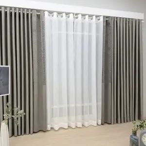 [지나송]디벨라 암막커튼+고주파코디+화이트코디+커튼봉(슈퍼와이드형)