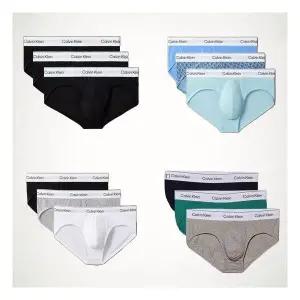 캘빈클라인 캘빈 클라인 NB4388 남자 아이콘 코튼 스트레치 힙 브리프 3팩 삼각팬티 1700639