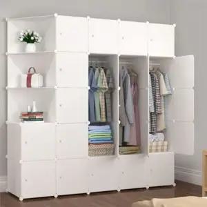 옷수납장 선반 심플리 화이트 옷장 의류 183x183cm 의