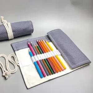 ( )색연필파우치 롤타입 롤파우치 휴대용 심플 36구 36구 로즈스톤 정리함