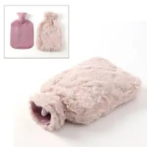 ( )밍크 파우치 보온 물주머니 800ml 찜질팩 핫팩 손난로