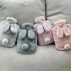 토끼 극세사커버 보온 물주머니 찜질팩 이불속 핫팩