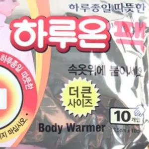 ( )하루온팩 붙이는 핫팩 큰사이즈 10개입