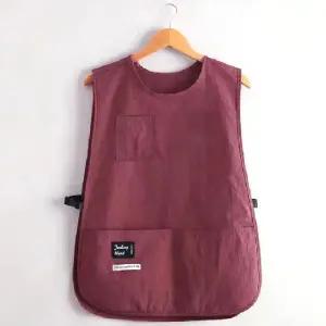 빅사이즈앞치마 미술 공방 보육교사 조끼 앞치마 버클형