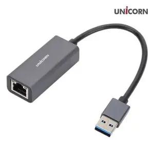 유니콘 기가비트 USB 유선랜카드 PC 랜 어댑터 WFJG39A