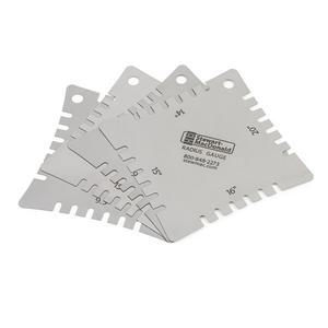 4개 반경 스튜맥 게이지, 세트 노치,