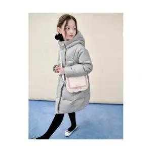 빈폴 키즈 BEANPOLE KIDS 여아 덕다운 중경량 롱패딩 라이트 그레이 BI5X38G022 421228