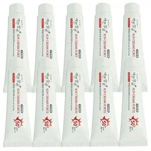 웰빙헬스 예쁜얼굴 썬크림 포르테 25g x 10개-WFIDTLP