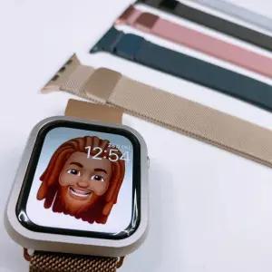 NUBASE 애플워치 11 10 9 SE3 베이직 밀레니즈 루프 마그네틱 스트랩 밴드