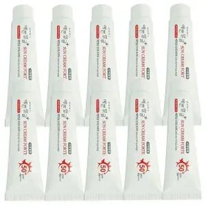 웰빙헬스 예쁜얼굴 썬크림 포르테 25g x 10개-WFIDTLP