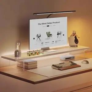 데이제이  아크릴 모니터 받침대 폭 40cm 50cm 60cm 80cm