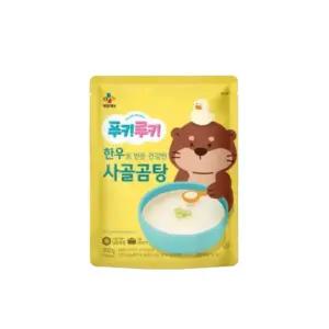 푸키루키 한우로 만든 건강한 사골곰탕 300g 10개 아이 사골육수 곰국